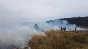 WATCH: Helicopter deployed in effort to control gorse fire in County Limerick