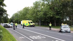 Three injured in double vehicle collision in Limerick city