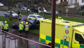 Person hospitalised after Limerick car crash