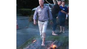 WATCH: Brave locals walk line of fire for good causes at Limerick city charity event