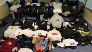 Large quantity of counterfeit designer clothes seized by Garda&iacute;
