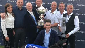 Limerick celebrations after Thorn Falcon wins &pound;175,000 English Greyhound Derby