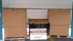 Multi-million euro haul of tobacco seized entering Ireland