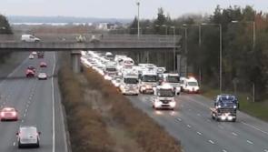 Significant motorway delays as truckers protest over rising fuel prices 