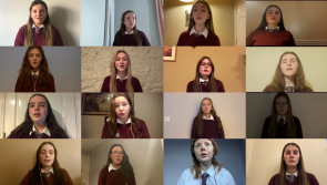 WATCH: Limerick secondary school spreads Christmas joy with virtual performance 