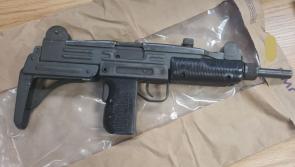 Firearms including Uzi machine gun and silencer discovered by Garda&iacute;