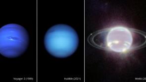 James Webb telescope shows spectacular photos of the outermost planet