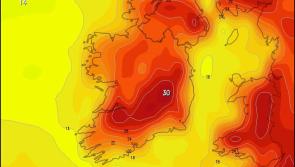 One area of Ireland to get 31C on Friday and break record amid Met &Eacute;ireann heat warning