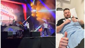 WATCH: Moment 2 Johnnies star injures himself as stunt goes wrong live at 3Arena