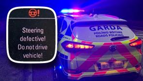 Garda&iacute; seize car with 'dangerous defects' including 'complete lack of power steering'