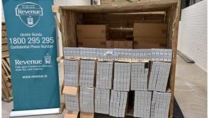 Sniffer dog helps find multi-million euro haul of illegal cigarettes at Irish port 