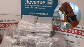Illegal drugs worth almost &euro;500k seized by Revenue with help of detector dog James