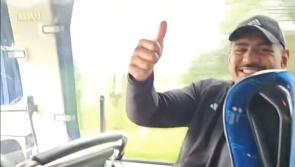 WATCH: La Rochelle prepare for Leinster showdown by playing Fields of Athenry