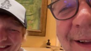 WATCH: Russell Crowe and Ed Sheeran celebrate major deal for Donegal Liquor Company in hilarious video