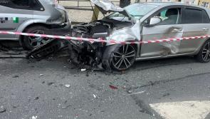 Road closed following multi-vehicle crash in Dublin