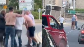 'DISGRACEFUL' - Garda&iacute; investigate daylight shirtless public brawl on busy street