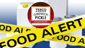 ALERT: Tesco recalls own-brand sandwich pickle due to possible presence of glass pieces 