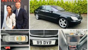 PICTURES: David Beckham's old Mercedes bizarrely turns up on DoneDeal for bargain price