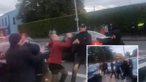 Teen arrested as massive brawl between football fans spills on to major Dublin road