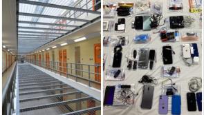 Irish prison locked down amid raid as huge haul of almost 40 phones, drugs and weapons seized