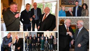 PICTURES: Ireland's Italia &lsquo;90 heroes welcomed to &Aacute;ras for special anniversary celebrations