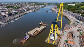 'Two extraordinary sights'- Landmark project being built in Irish city marks major milestone