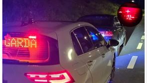 Shocking! Garda&iacute; intercept driver travelling almost double the speed limit on busy road