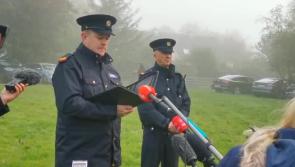 WATCH: Gardai speak from Deirdre Jacob search site after 'suspicious activity' 