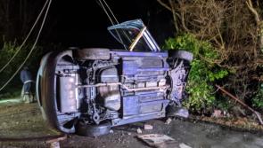 Investigation underway after car hits ESB pole during Storm Franklin