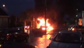 Limerick Fire Service responds after car bursts into flames in Limerick village