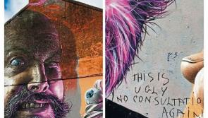 Eye-popping Limerick mural vandalised in &lsquo;absolutely worthless statement&rsquo;