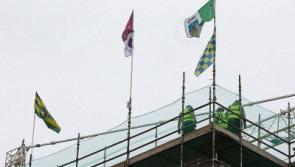 WATCH:GAA flags fly&nbsp;high on Limerick's Gardens International ahead of All Ireland final