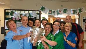 Joy as Liam MacCarthy cup visits Limerick nursing home a week early