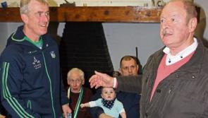 Limerick band give hurling song CD to John Kiely who sowed the seeds for success