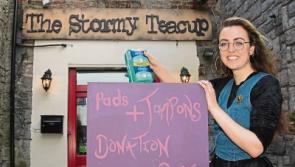 &lsquo;Period poverty&rsquo; donation box for the homeless in Limerick