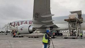 Special plane carrying vital Covid-19 equipment from China&nbsp;touches down at Shannon Airport
