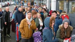 Crowds turn out in Limerick for Coldplay tickets