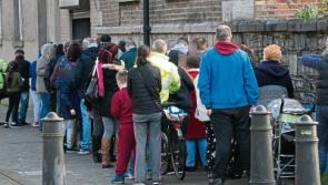 Queues form in Limerick as Christmas hampers are handed out