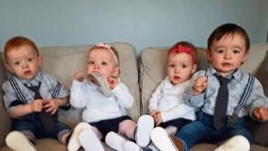 Fab four: Gorgeous Limerick quads celebrate first birthday in style