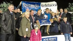 WATCH: Local favourite Clonbrien Hero wins Limerick's prestigious Leger title