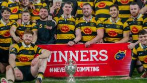 Young Munster strike at the death to seal three-in-a-row of Munster Senior Cup wins