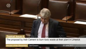 WATCH: Willie O'Dea calls for EPA review into Irish Cement plans for Limerick
