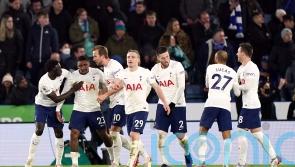 Steven Bergwijn scores twice at the death as Tottenham stun Leicester