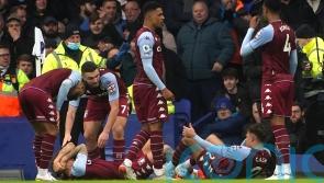 Arrest made after Aston Villa players hit with bottle thrown from crowd