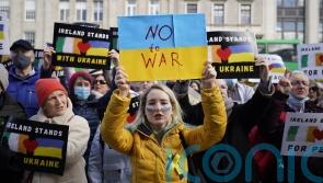 Priest who threw paint at Russian embassy urges war protests to continue