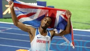 Matthew Hudson-Smith takes third place in Eugene to set new British record