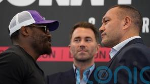 Derek Chisora wages &lsquo;war&rsquo; on Kubrat Pulev as pair grapple on stage