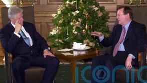 Bill Clinton hails Lord Trimble for helping to bring peace to Northern Ireland