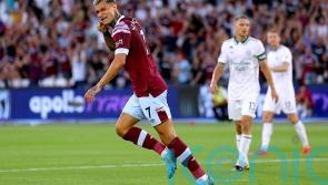 Gianluca Scamacca opens West Ham account in qualifying win over Viborg