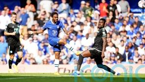 Raheem Sterling bags first goals for 10-man Chelsea with brace in Leicester win
